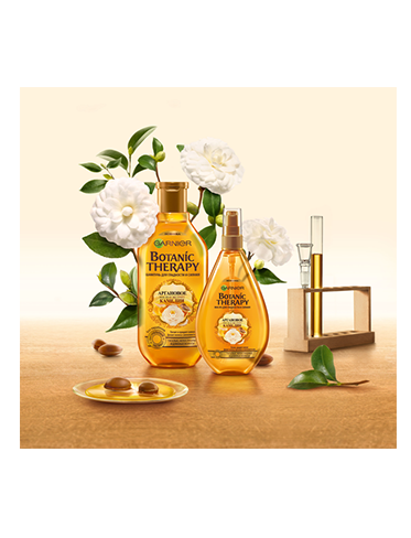 Garnier Botanic Therapy Аргановое масло и экстракт камелии Бальзам-ополаскиватель для гладкости и сияния-4